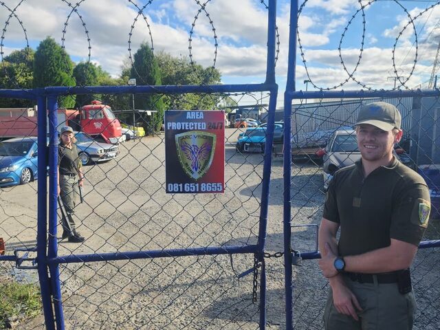 ARC VISION guarding team at Raceway