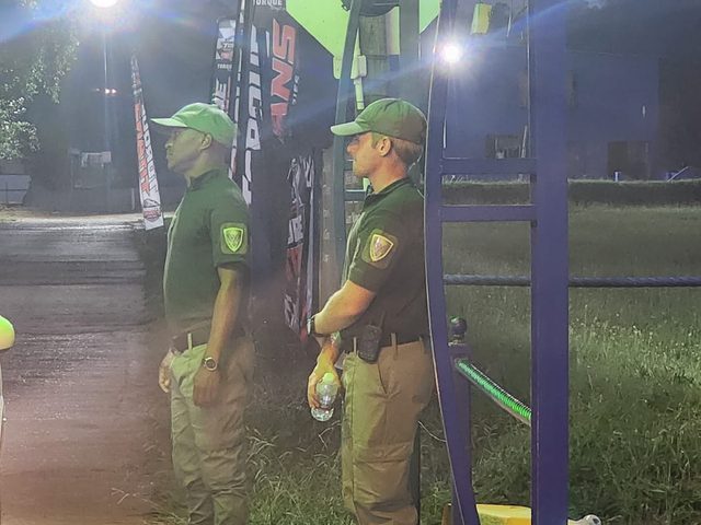 ARC VISION officers on duty at Rock Raceway